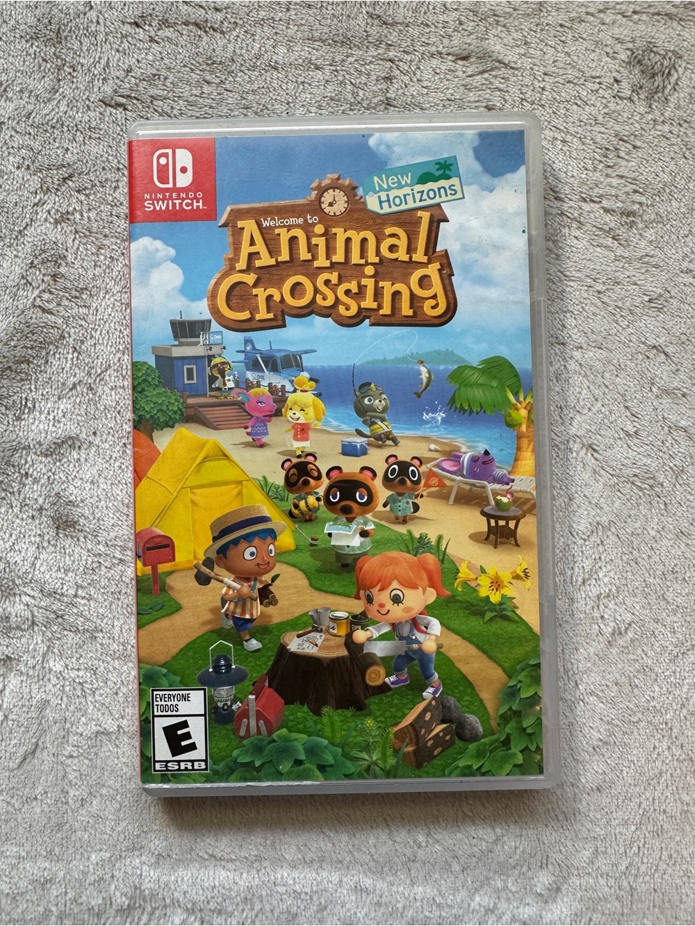 Nintendo Switch Animal Crossing: New Horizons — Blue & Green Cover Art